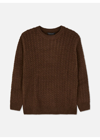 Коричневый джемпер зима,коричневый, Primark