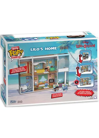 Игровой набор Bitty Pop Boxes Disney Домик Лило (85536) Funko Pop (406075734)