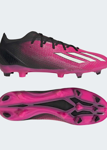 Розовые всесезонные футбольные бутсы x speedportal.2 firm adidas