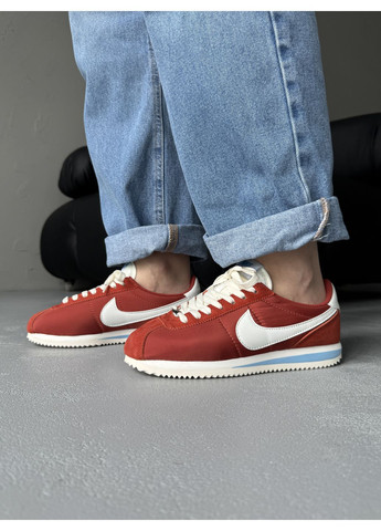 Комбіновані Осінні кросівки чоловічі nike cortez red найк кортез No Brand