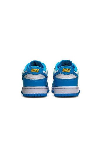 Синій літні кросівки nike dunk low university blue найк данк сині No Brand