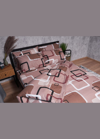 Комплект постільної білизни Бязь Gold Люкс «» євро 200х220 наволочки 2х50х70 (MS-820002204) Moon&Star Gina (286762405)