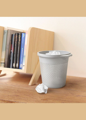 Мусорное ведро MVM BIN-09 9 л Серое (BIN-09 9L GRAY) МВМ (365280752)