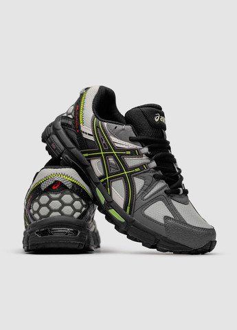 Комбіновані Осінні кросівки чоловічі asics No Brand Gel Kahana 8 Grey Green