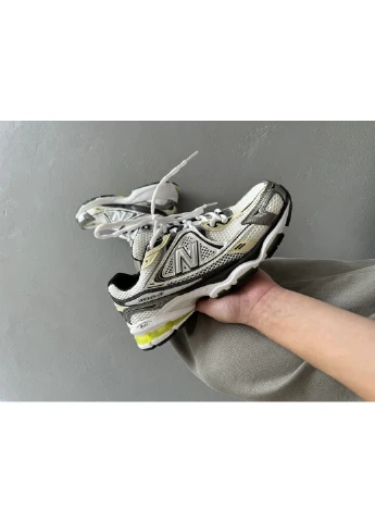 Серые демисезонные кроссовки мужские new balance 1064 silver / green нью беланс 1064 No Brand
