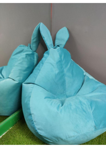 Кресло - мешок груша Зайка, M - 100х75 Багира 11834 SkyPuff (361256988)