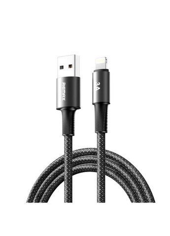 Кабель шнур USB to Lightning 15 W C12 Velocity 1.2m шнур для зарядки Data cable Black 12 вт Remax (369137053)