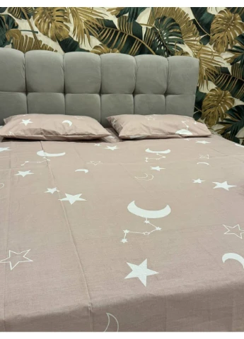 Євро простирадло на резинці 180х200х20 бязь Premium No Brand (393640841)