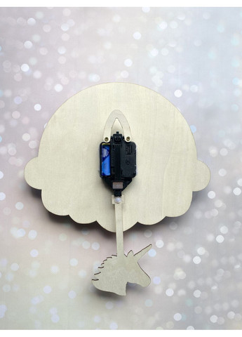 Детские часы настенные с маятником:: Радуга с единорогом (34х29 см) Creative (360688723)