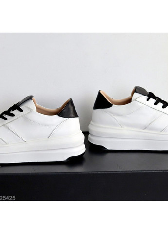 Кросівки жіночі Viego з натуральної шкіри, біло-чорні No Brand білі (361282472)