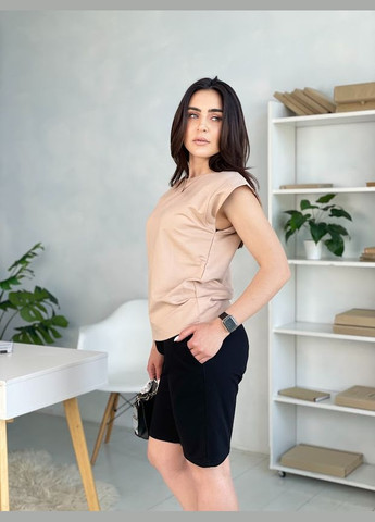 Комплект жіночий (футболка+шорти) HC (h001-8342-057) No Brand (295547031)