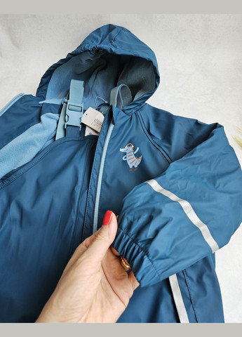 Дождевик Детский Грязепруф на флисе ☔️Дождевик Комплект Детский Куртка и Полукомбинезон Lupilu Куртка та Напівкомбінезон (303278445)