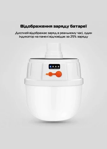 Аккумуляторная кемпинговая LED лампа светильник JD-2022 с солнечной панелью, кемпинговый фонарь-лампа No Brand (382883238)