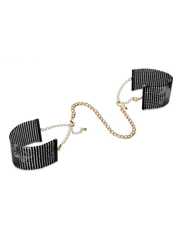 Браслети-наручники DESIR METALLIQUE чорні Bijoux Indiscrets (383066984)