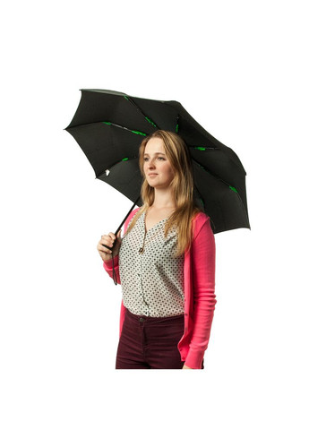 Чорна} парасолька hurricane g839 black (чорний) Fulton (303401075)