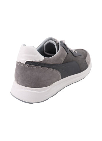 Сірі кросівки чоловічі сірі натуральний нубук Konors 881-25DTS