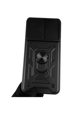 Чохол для Redmi 9A броньований з кільцем-тримачем підставкою зі шторкою на сяомі редмі 9а чорний rg1 Xiaomi (366021223)