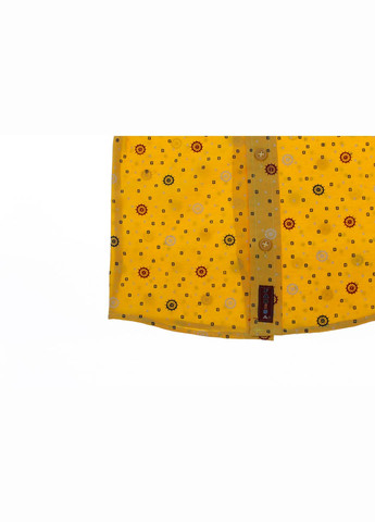 Сорочка з коротким рукавом для трикотажного хлопчика Морська жовта 110 см (31267) BABYKROHA (297200203)