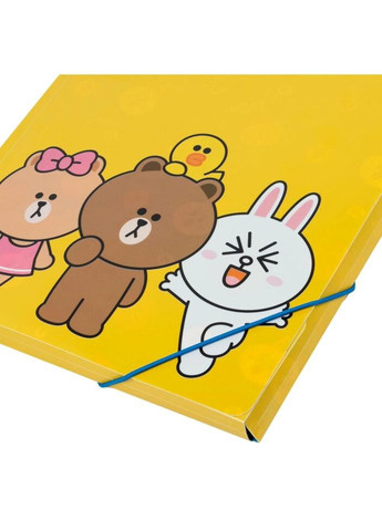 Папка на резинке A4 Line Friends 492098 Yes (328391883)