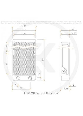 Радіатор охолодження EK-CoolStream PE 240 (Classic) (3831109817360) EKWB EK-CoolStream PE 240 (Classic) (370015935)