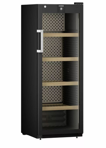 Холодильник для вина, 168.4x60х76.3, холод.отд.426л, зон – 1, бут-196, ST, дисплей, черный LIEBHERR