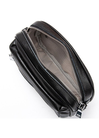 Жіночий молодіжний шкіряний клатч F-5507 black Alex Rai (296618847)