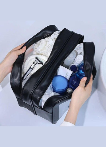 Сумка-органайзер Washbag для косметики та засобів гігієни водонепроникна Чорна ( код: IBH044S ) Travel (331902241)