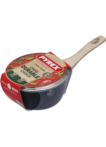 Ківш Cook&Care з кришкою 1,2 л Black (CR16AP6/8044) Pyrex (335879204)