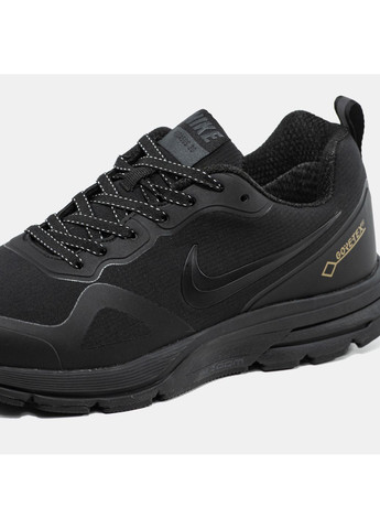 Черные демисезонные кроссовки мужские nike zoom structure 37x gore-tex black | найк зум структур 37х термо черные No Brand