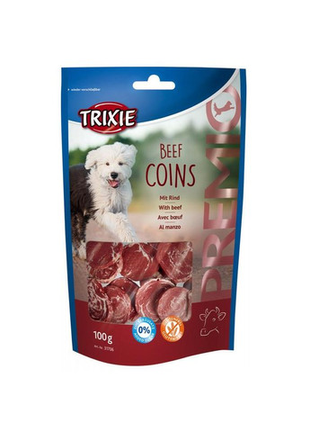 Лакомство для собак PREMIO Beef Coins с говядиной,100г Trixie (292259131)