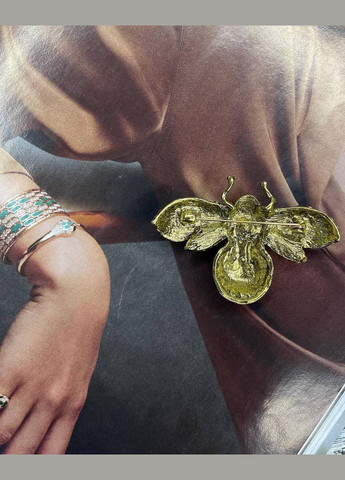 Брошь булавка бджола золотиста в камінні червона Xuping Jewelry (330618939)