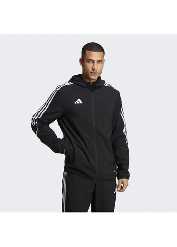Чорна демісезонна вітровка adidas