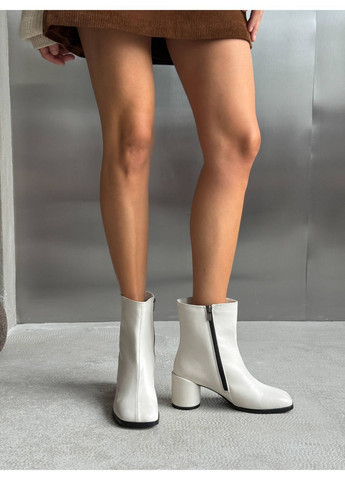 Бежевые зимняя зимние ботильоны No Brand