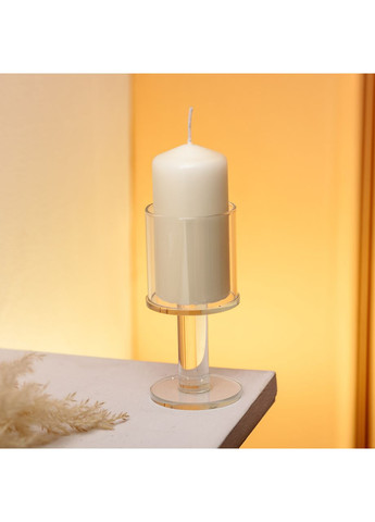 Подсвечник стеклянный на ножке 6×12.5 см подсвечник бокал декоративный HP-4-37S Yiwu (369142987)