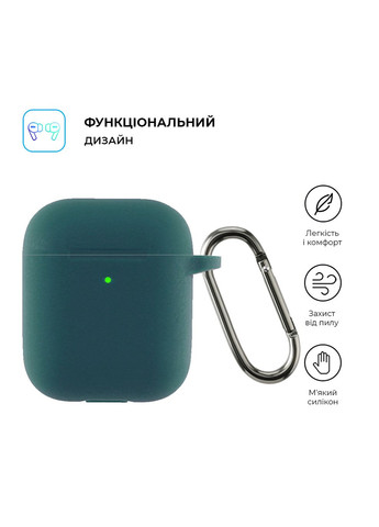 Чехол Ultrathin Silicone Case With Hook для Apple AirPods 2 (ARM59678) ArmorStandart (260009707)