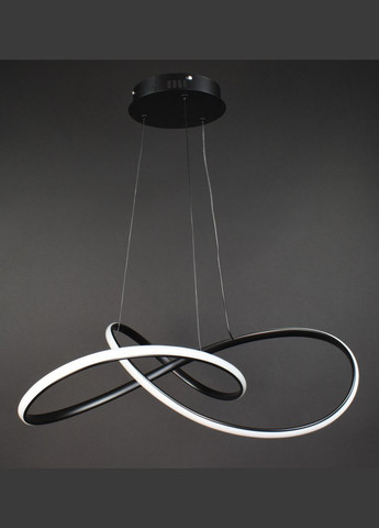 Люстра світлодіодна підвісна LED світильник для квартири на стелю лед 28014 Чорний 25-130х60х60 см. Sunnysky (364759218)