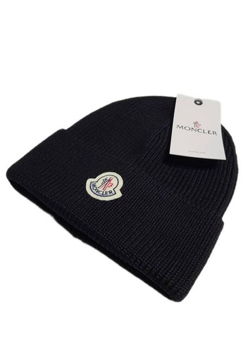 Шапка Moncler Монклер шапка Шапки moncler мужские Черная шапка moncler Универсальная теплая шапка зимняя шапка No Brand (362623956)