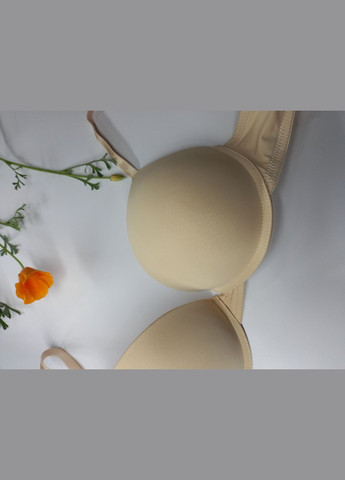 Бежевий чудовий жіночій бюст love incredibile з пушап +2 розміри розмір 70в Love and Bra поліестер