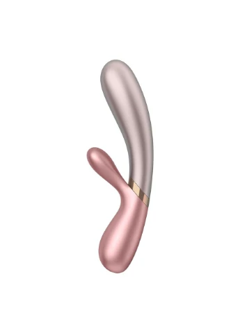 Смарт вибратор-кролик с подогревом Hot Lover Pink (мятая упаковка) Satisfyer (303898033)