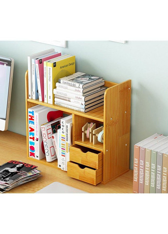 Настольная книжная полка из дерева Блок 58 ваниль (КПЛ-581502) No Brand (328414526)