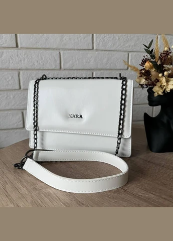 Стильная женская мини сумка на плечо сумочка клатч Белый No Brand (298997845)