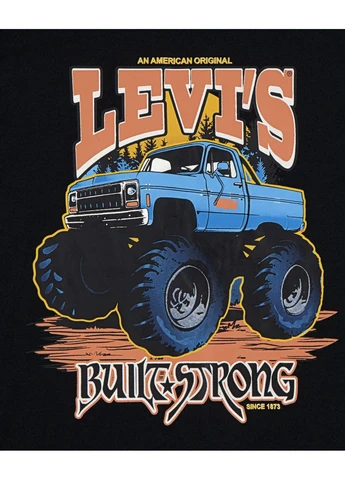 Чорна літня футболка Levi's