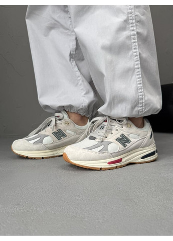 Сірі Осінні кросівки чоловічі new balance 991 beige grey нью беланс 991 No Brand