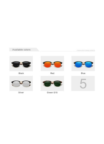 Фирменные солнцезащитные очки Browline из ореховой древесины с поляризованными линзами N5516 DESIGN KINGSEVEN (334016138)