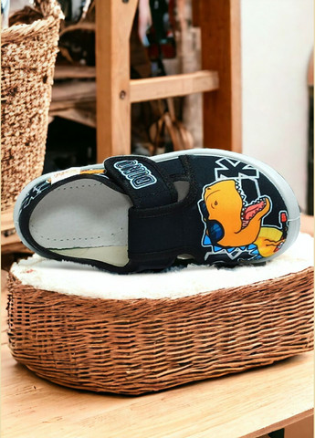 Дитячі тапочки для хлопчика ортопедичні капчики змінка у садок змінне взуття Гриша Помаранчевий динозавр Waldi (301219897)