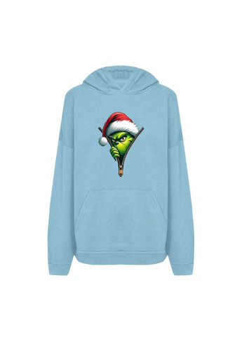 Новорічне худі з принтом "Ховаюсь від Санти". The Grinch (10027336943) ТiШОТКА (368570791)