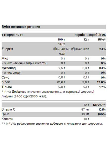 Коллаген для женщин 300г ананас с витамином С и цинком без сахара без ГМО Pure Gold Protein (370299676)