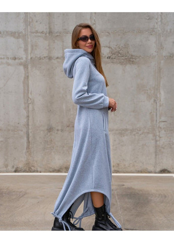 Серое повседневный платья 14853 светло-серый ISSA PLUS