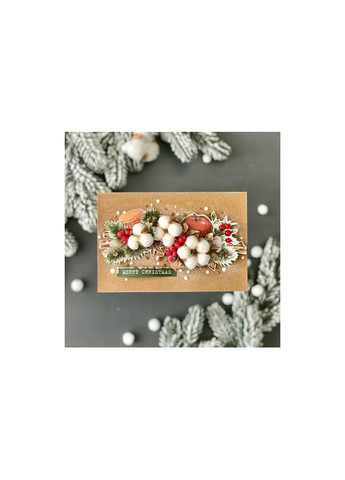 Набор для создания Рождественских открыток "Sweet Christmas" FDGCK-041, 5 шт Fabrika Decoru (370218582)