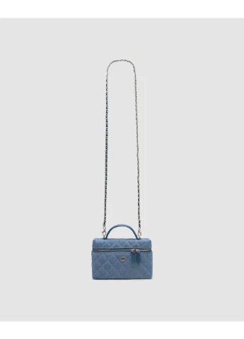 Сумка жіноча CC Top Handle Long Vanity Denim/Gold No Brand (362488679)